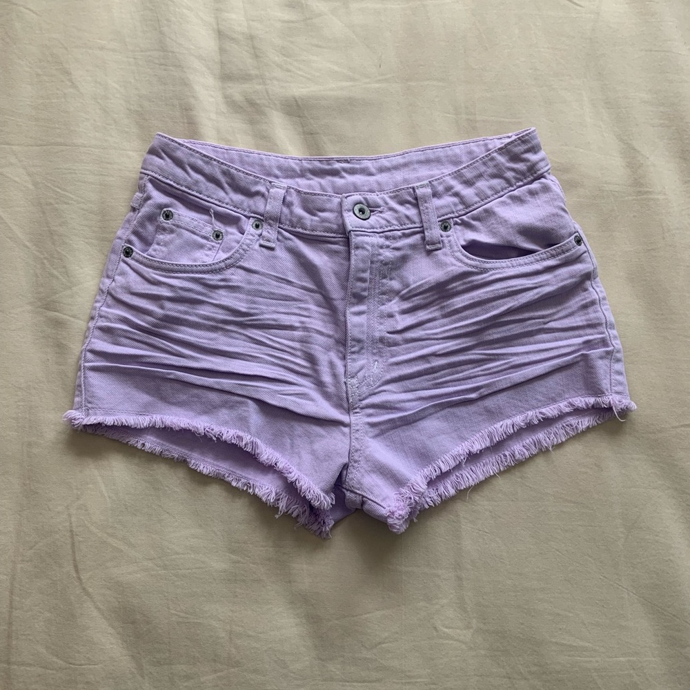 NWT Carmar by LF lilac cutoff shorts size 26